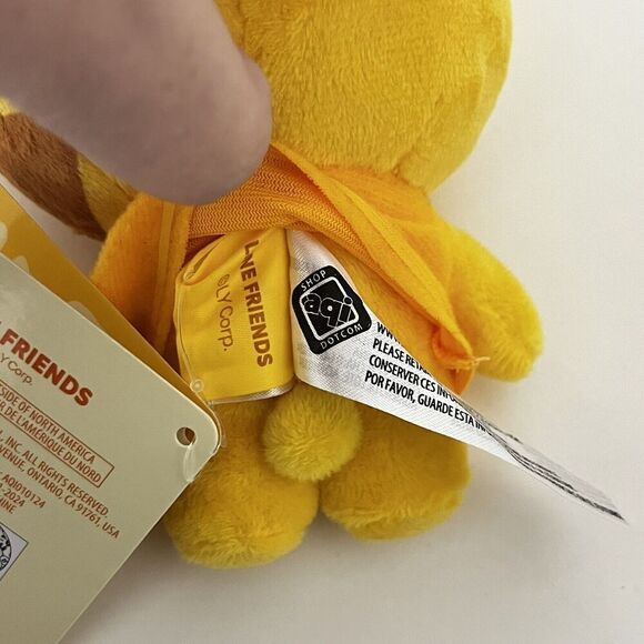 Line Friends Choco Painted Plush Sally Makes Everything Yellow 6" NWT - Picture 10 of 11